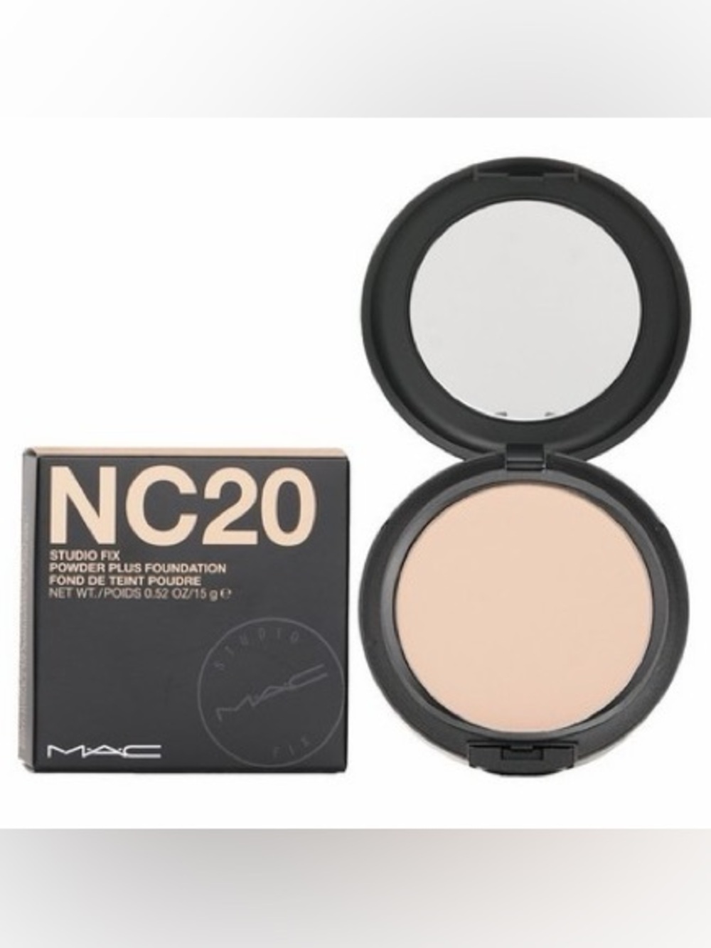 MAC Cosmetics Studio Fix Powder Plus Foundation -NC20- [ORIGINAL FORMULA] NEW